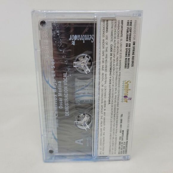 OSCAR MEDINA PISTA MIL CAMINOS BAJO EL SOL LATIN SPANISH CHRISTIAN CASSETTE TAPE - Picture 2 of 2